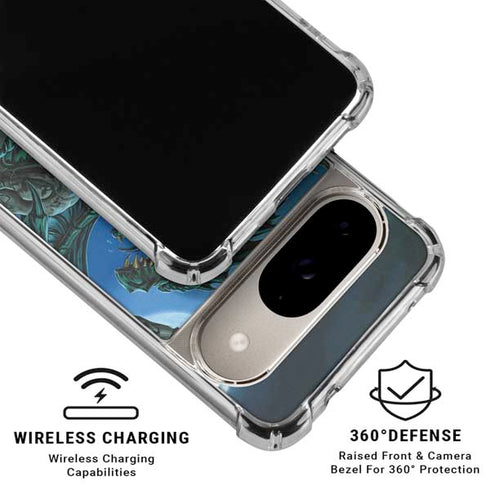 The Green Dragon by Ed Beard Jr Google Pixel 10 Clear Case